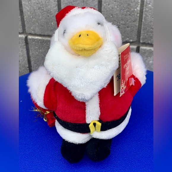 Christmas 2006 Vintage Talking Plush Santa Claus Macy’s Aflac Duck - Picture 3 of 10